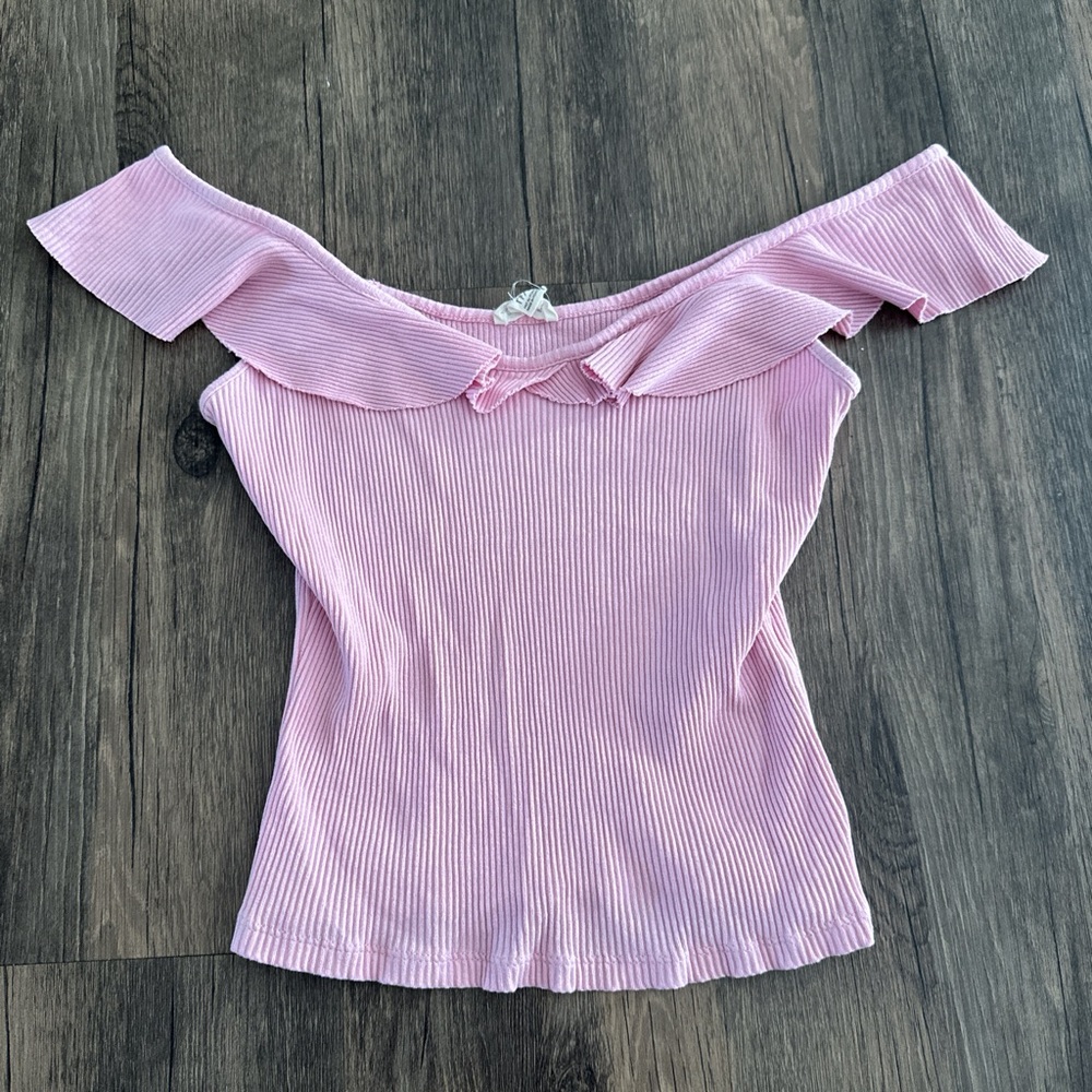 Garage Pink Blouse with Elegant Design